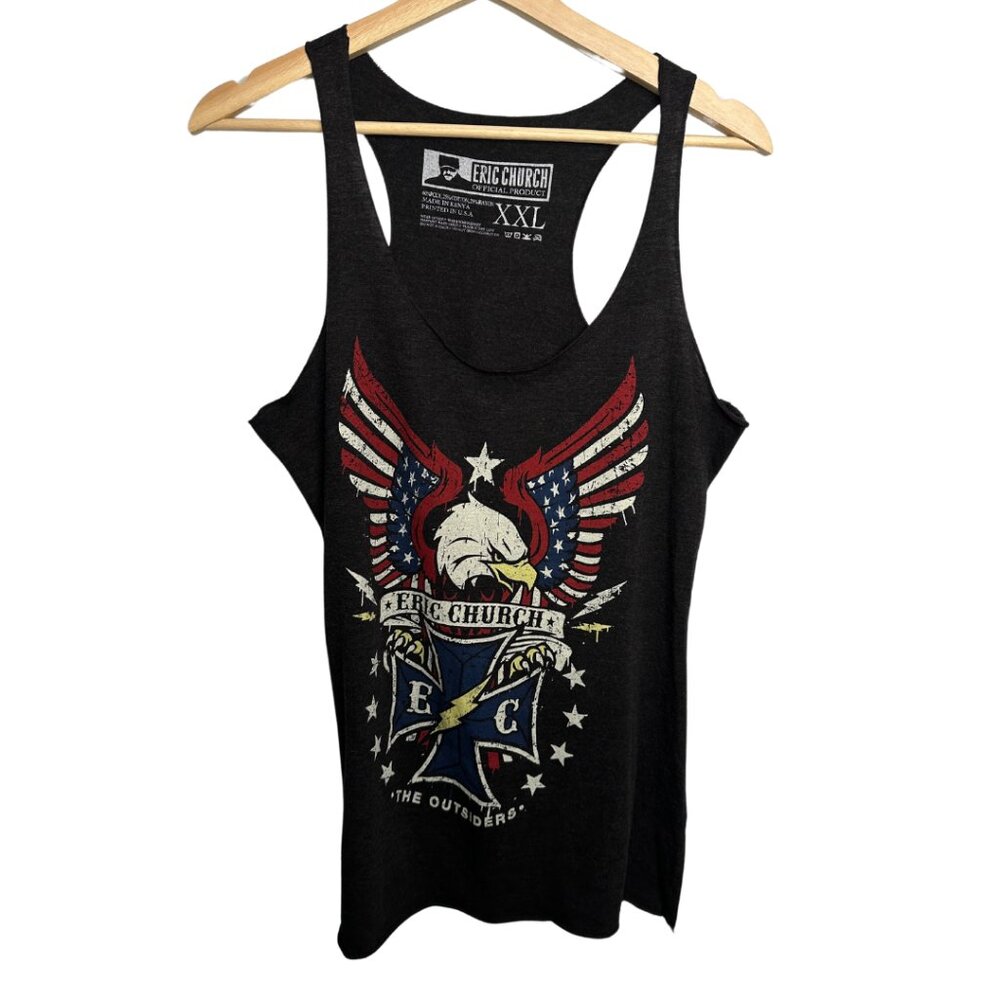 Eric Church The Outsiders Eagle Tank Top XXL